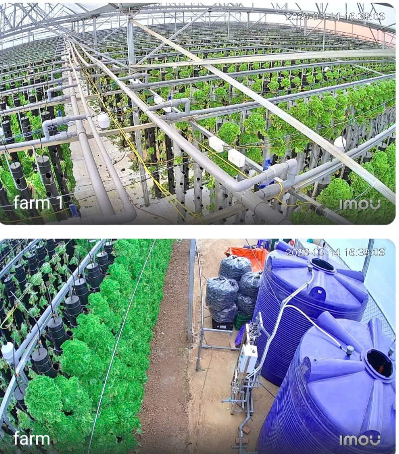 Hệ thống giám sát farm và bồn nước vận hành